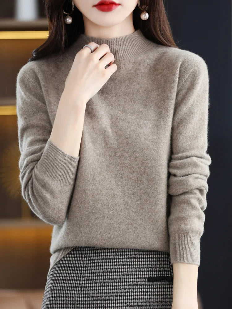 Viviane - 100% Merino Wool Women's Sweater for Ultimate Comfort
