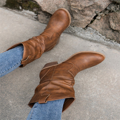Millie - Stylish PU leather boots for women
