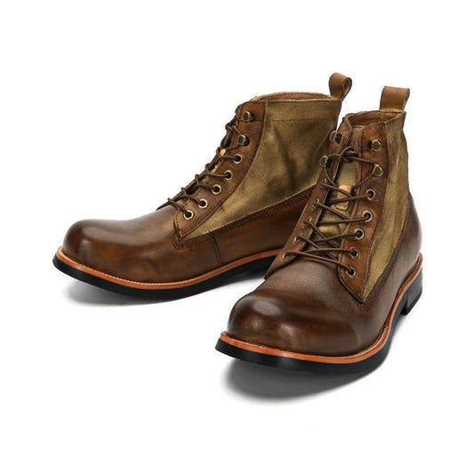 Fashion - Luxury Genuine Leather Boots for Stylish Comfort