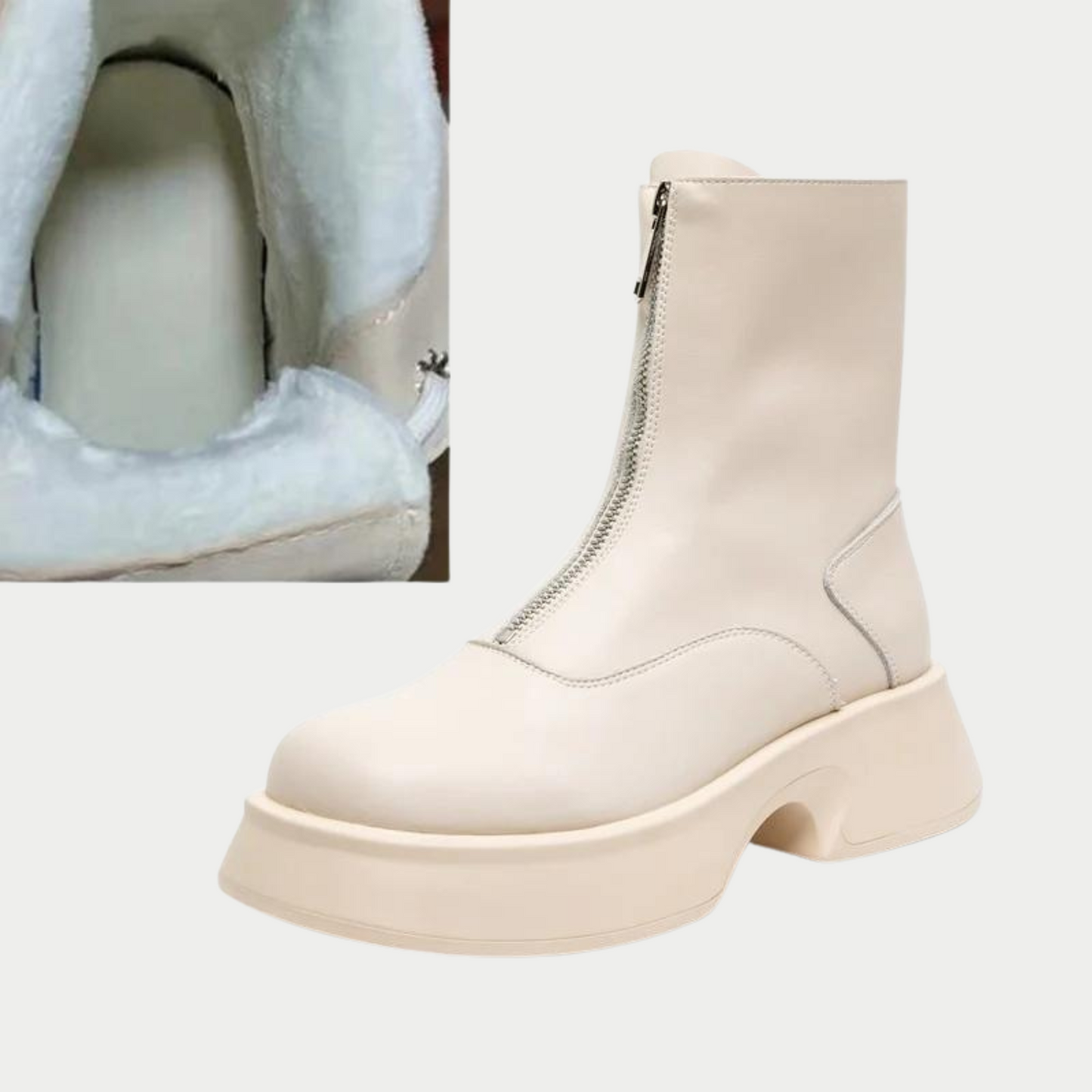 Alice - Stilvolle Winterstiefel aus echtem Fell