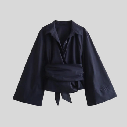 Phoebe - Elegant Cotton Women's Blouse