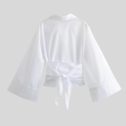 Phoebe - Elegant Cotton Women's Blouse