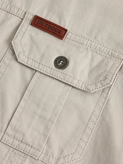 Nate™ - Cotton Solid Color Shirt