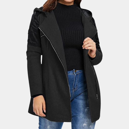 KEISY - Elegant Women's Hooded Jacket for a Chic Appearance