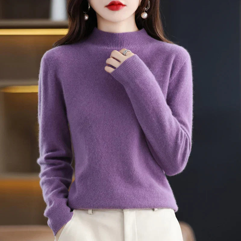 Viviane - 100% Merino Wool Women's Sweater for Ultimate Comfort