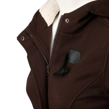 Samantha - Stylish long hooded winter coat for women