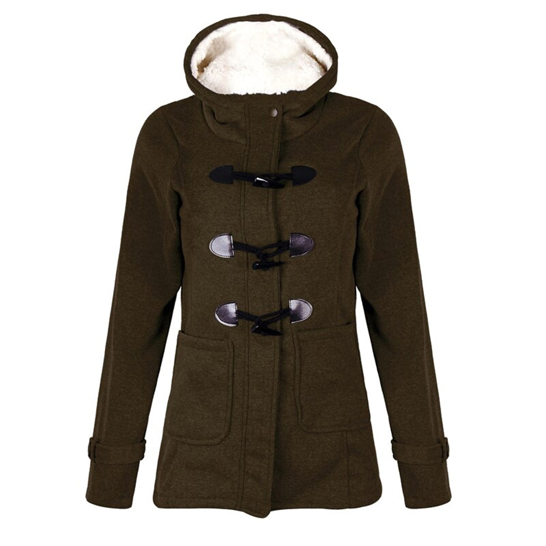 Samantha - Stylish long hooded winter coat for women
