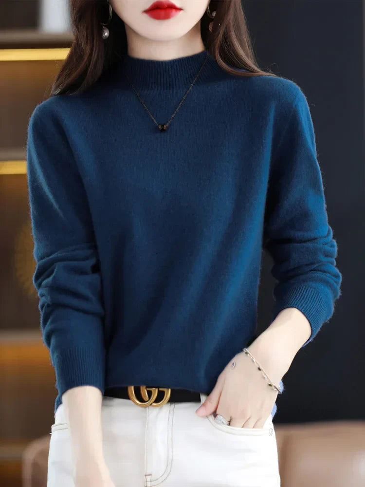 Viviane - 100% Merino Wool Women's Sweater for Ultimate Comfort