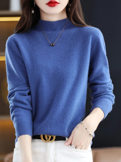 Viviane - 100% Merino Wool Women's Sweater for Ultimate Comfort