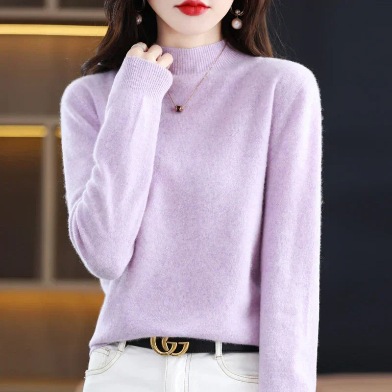 Viviane - 100% Merino Wool Women's Sweater for Ultimate Comfort