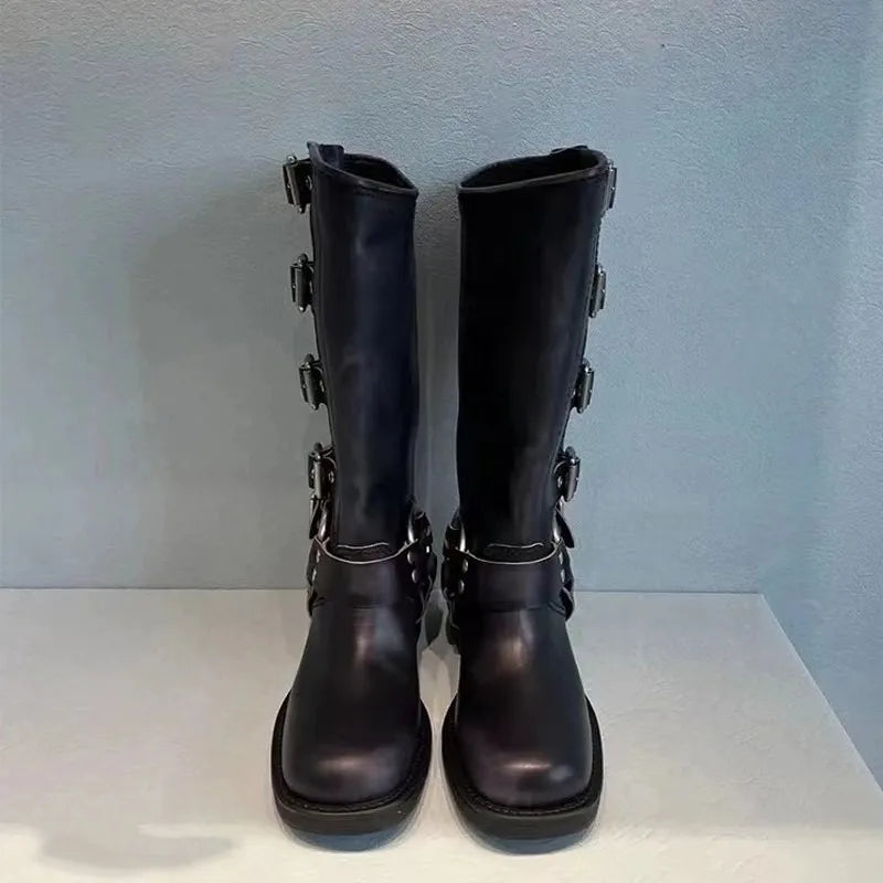 Eloise - Elegant Vintage Leather Boots for a Timeless Look