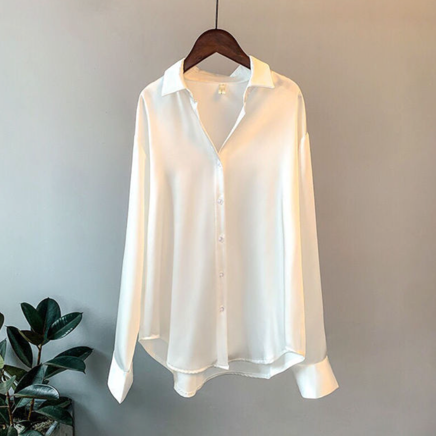 Elegant Satin Women's Blouse by Addie