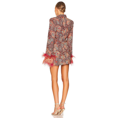 Chic Carolyn Floral Blazer Dress