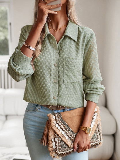 Melanie - Elegant and Comfortable Women's Blouse with Beautiful Pattern