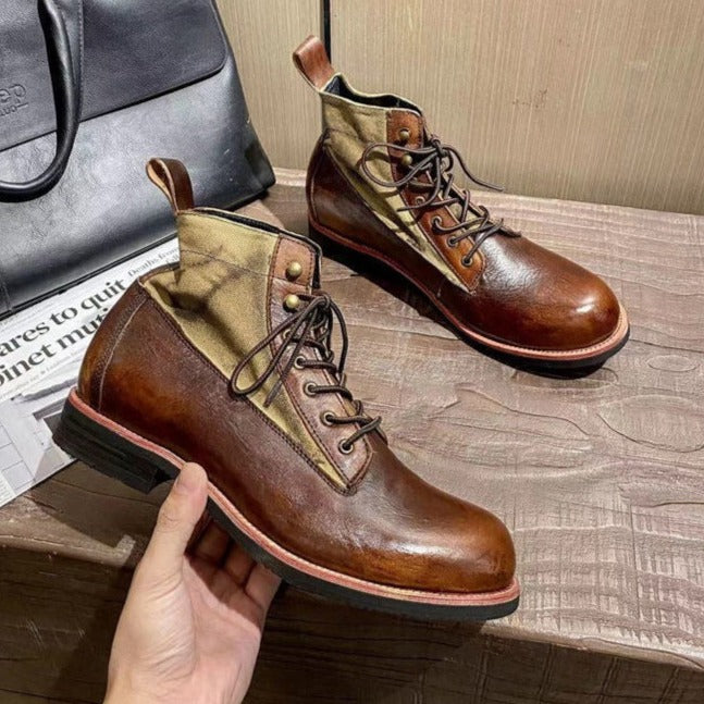 Fashion - Luxury Genuine Leather Boots for Stylish Comfort