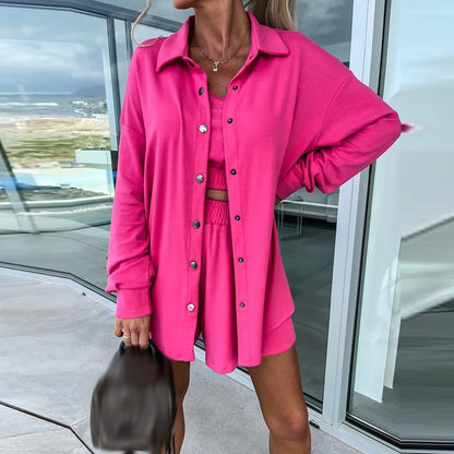 Janna - Luxury Three-Piece Lounge Set for Comfortable Women