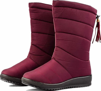Modern Madeline - Stylish waterproof mid-length boots
