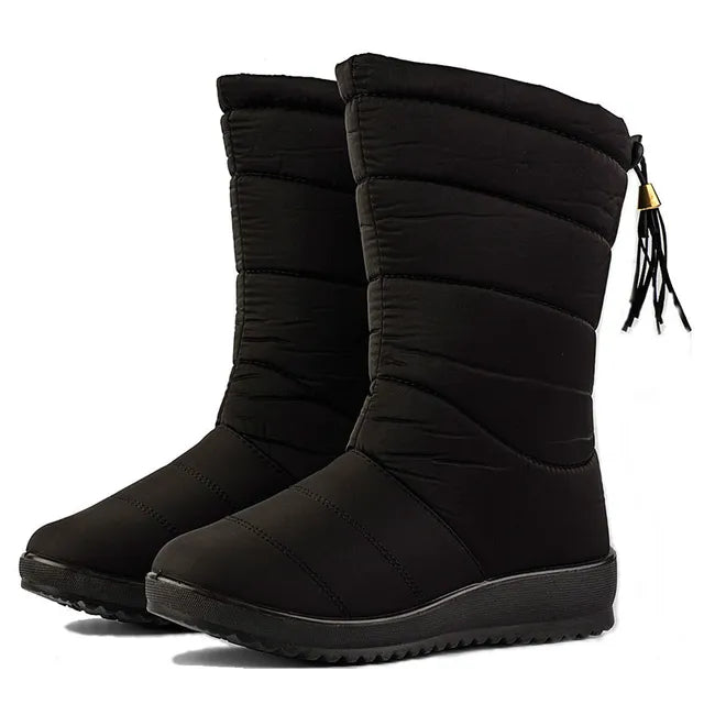 Modern Madeline - Stylish waterproof mid-length boots