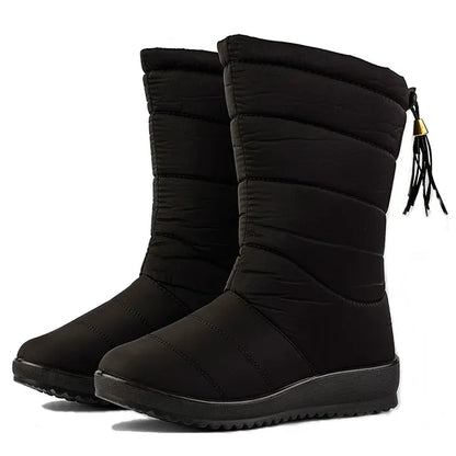 Modern Madeline - Stylish waterproof mid-length boots