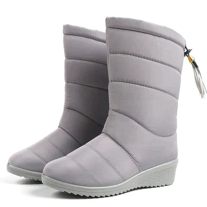 Modern Madeline - Stylish waterproof mid-length boots