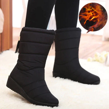 Modern Madeline - Stylish waterproof mid-length boots