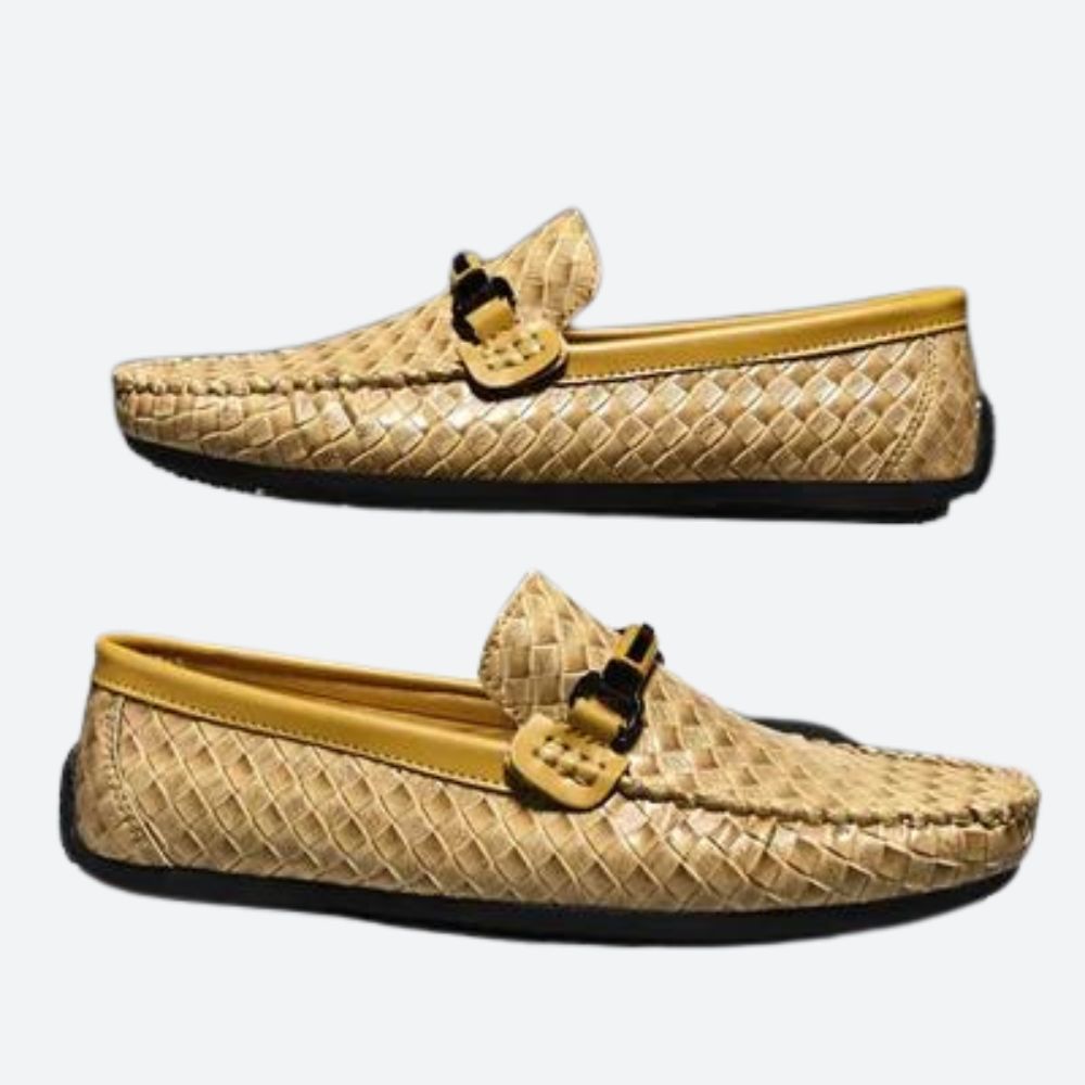 Elegant leather moccasins - Varun