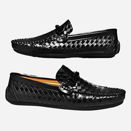 Elegant leather moccasins - Varun