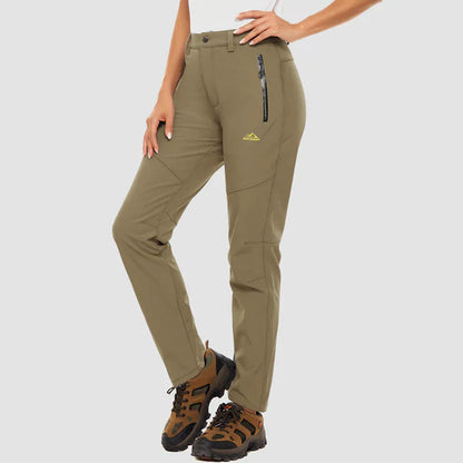 Eleanor - Women's waterproof trousers with warm fleece lining