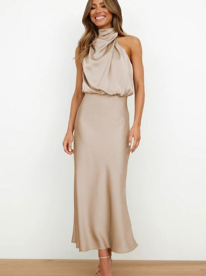 Zara™ - Silk Satin Dress