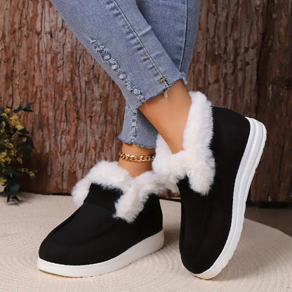 Billie - Stylish and comfortable fluffy snow boots