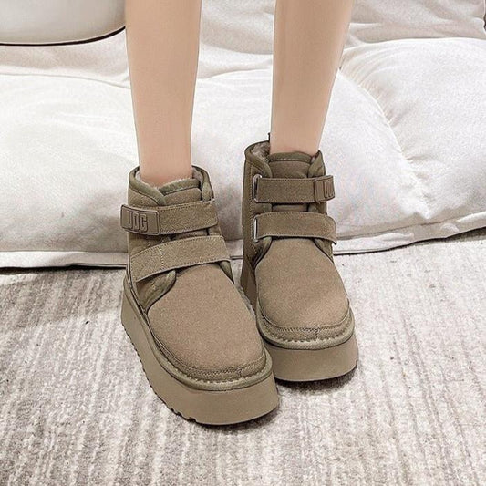 Victoria - Luxury plush winter boots for women with adjustable fit