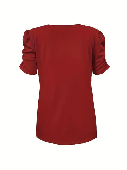 Rica - Elegant V-Neck Top for Women