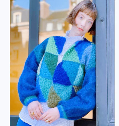 Eliza - Cheerful knitted jumper in beautiful colours