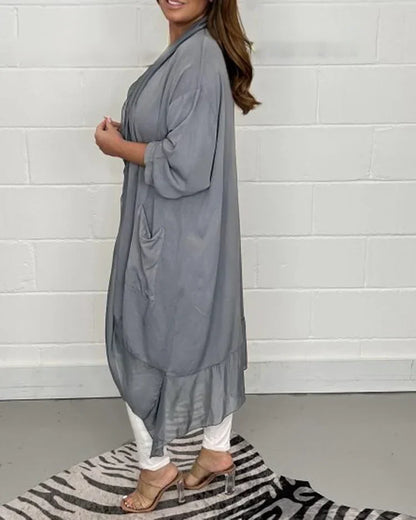 Talitha - Elegant and Comfortable V-Neck Top in Luxury Silky Material for Women