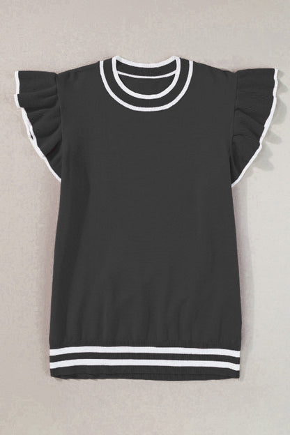 Lana - Fashionable Ribbed Round Neck Sweater for Women