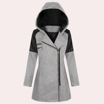 KEISY - Elegant Women's Hooded Jacket for a Chic Appearance