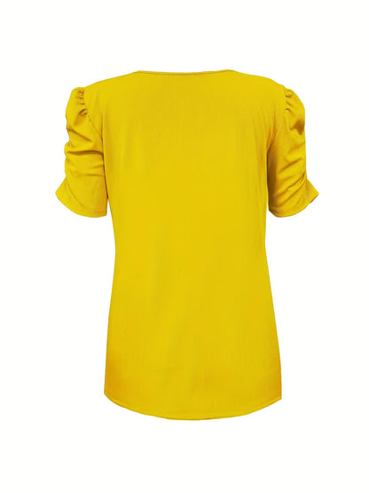Rica - Elegant V-Neck Top for Women