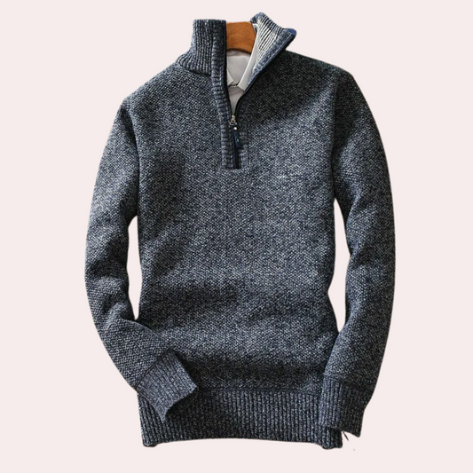BRICE - Stylish and Comfortable Neck Zip Sweater for the Modern Man