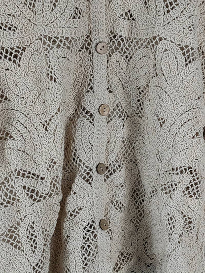Diana - Chic Apricot Colour Women's Long-Sleeved Shirt