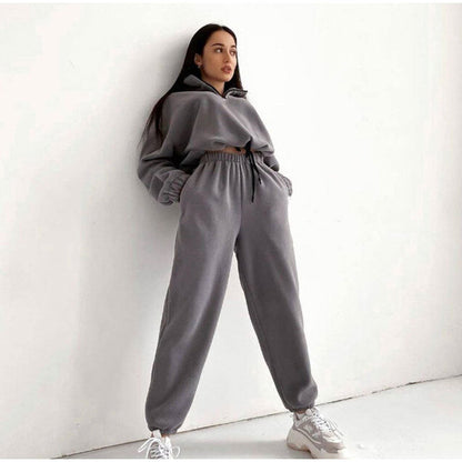 Stylish Grey Jogging Suit for Women - Giselle Collection