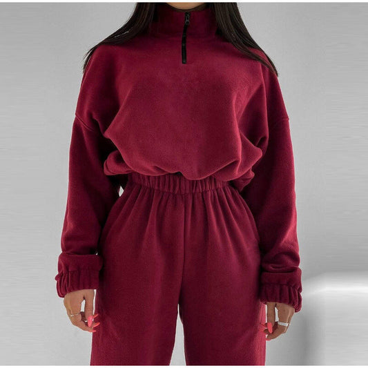 Stylish Red Jogging Suit for Women - Rosie Collection