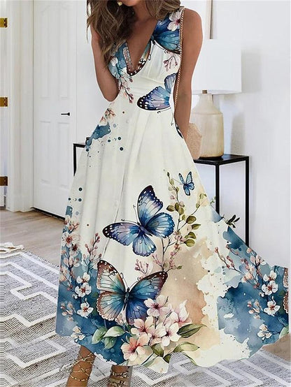 Sarah™ - Sleeveless Midi Dress
