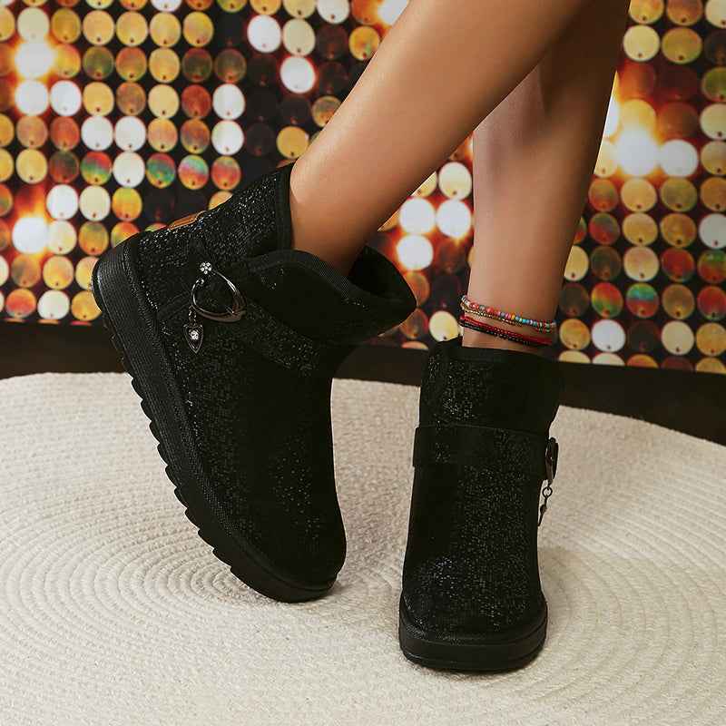 Elegant padded winter boots for ultimate comfort and style
