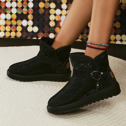 Elegant padded winter boots for ultimate comfort and style