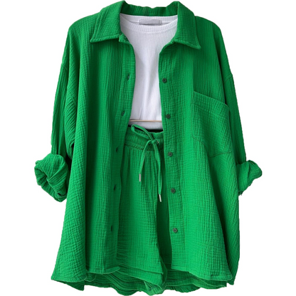 Suzy™- Women's Cotton Two-piece Set