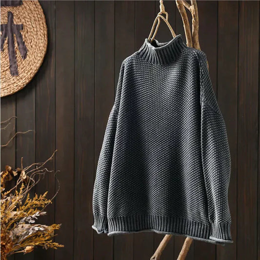 Emma™ - Trendy Turtleneck Sweater
