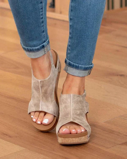 Tina™ - Orthopedic sandals with heel