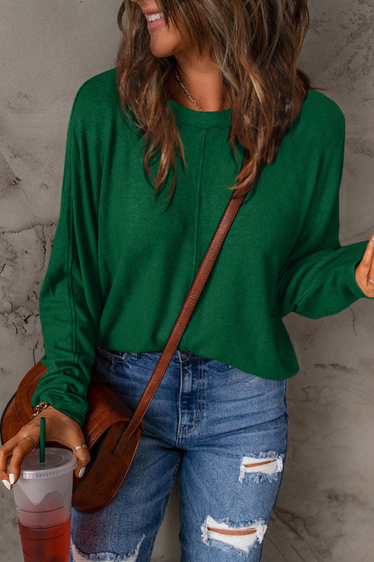 Fiona - Stylish Casual Long Sleeve Round Neck Autumn Shirt for Women