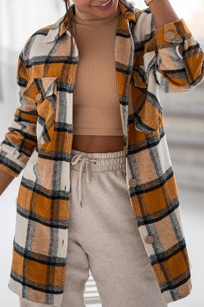 Marga - Fashionable and Comfortable Checked Blouse for Women