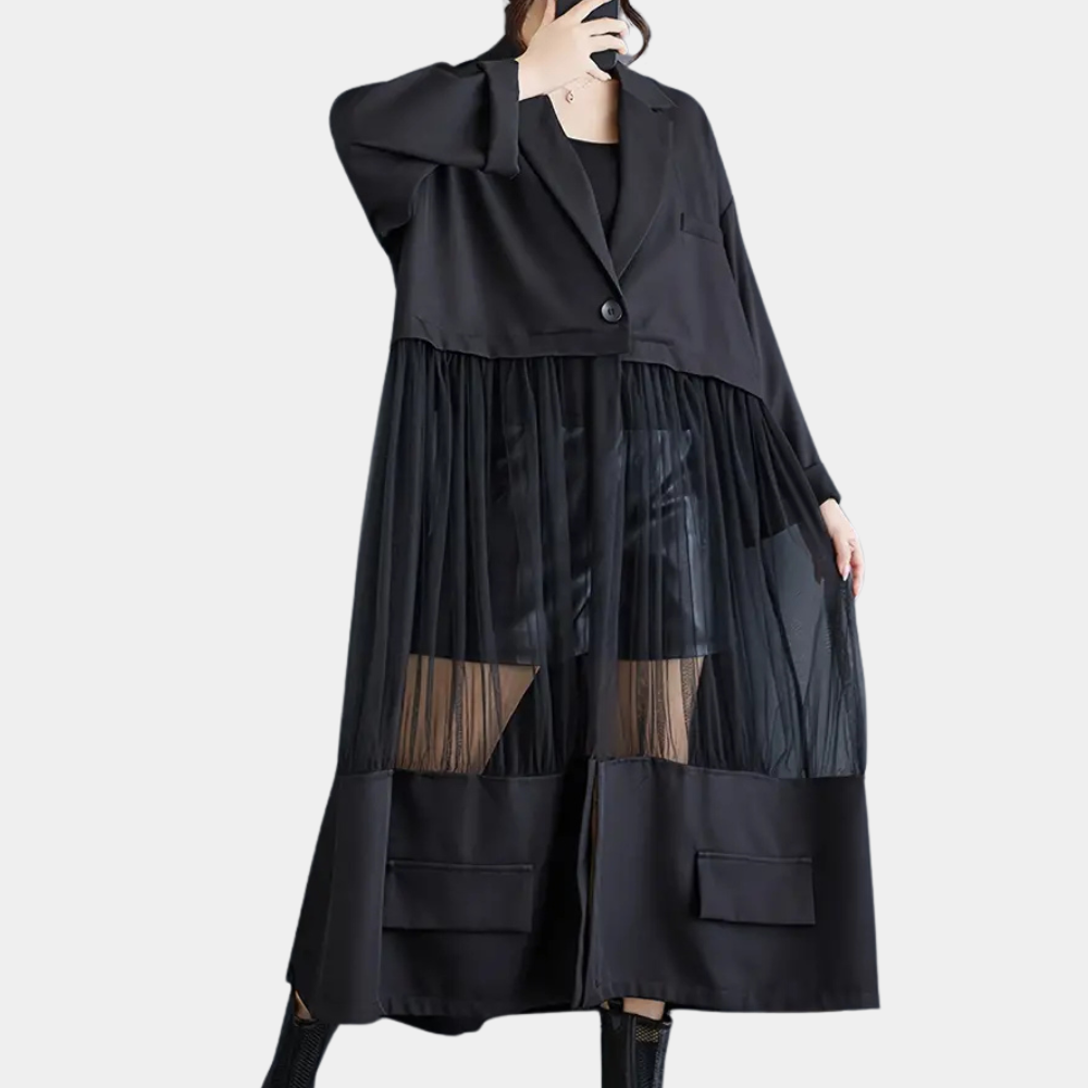LINZEIGH - Elegant Trench Coat for Ladies